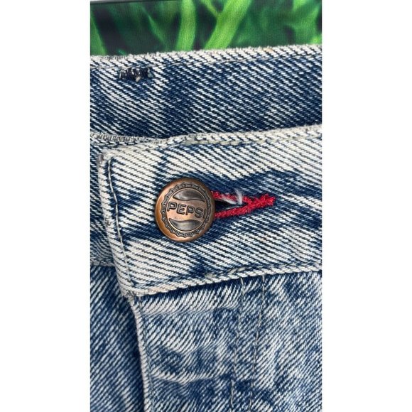Vintage Pepsi Apparel America Jeans Acid Washed High Waisted 32x28 1980s USA - Picture 3 of 9